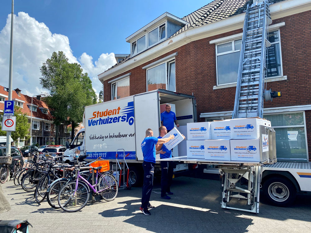 goedkope verhuizing in uitvoering